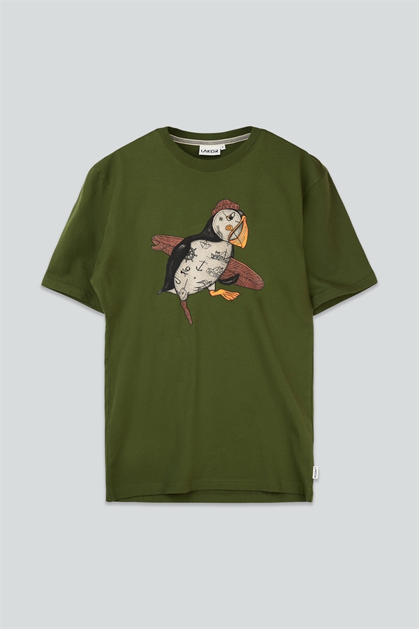Lakor Sea Parrot Surf T-shirt - Riffle Green
